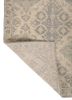 erbe grey and black wool hand knotted Rug - Backing Shot erbe grey and black wool hand knotted Rug - Backing Shot