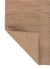basis red and orange acrylic flat weaves Rug - Backing Shot basis red and orange acrylic flat weaves Rug - Backing Shot