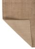 basis beige and brown polyester hand loom Rug - Backing Shot basis beige and brown polyester hand loom Rug - Backing Shot
