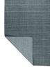 basis blue polyester hand loom Rug - Backing Shot basis blue polyester hand loom Rug - Backing Shot