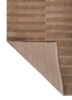 saga beige and brown polyester hand loom Rug - Backing Shot saga beige and brown polyester hand loom Rug - Backing Shot