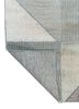 saga ivory wool and bamboo silk hand loom Rug - Backing Shot saga ivory wool and bamboo silk hand loom Rug - Backing Shot