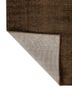 saga beige and brown wool hand loom Rug - Backing Shot