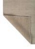 saga ivory wool hand loom Rug - Backing Shot