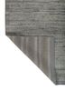 basis green wool hand loom Rug - Backing Shot