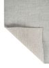 basis blue wool hand loom Rug - Backing Shot