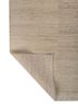 manifest beige and brown afghan wool hand knotted Rug - Backing Shot
