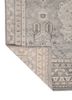 thyme blue wool hand knotted Rug - Backing Shot thyme blue wool hand knotted Rug - Backing Shot