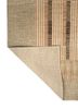 thyme beige and brown wool hand knotted Rug - Backing Shot