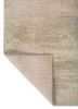uvenuti blue wool hand knotted Rug - Backing Shot