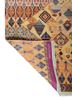 manchaha multi wool and bamboo silk hand knotted Rug - Backing Shot manchaha multi wool and bamboo silk hand knotted Rug - Backing Shot