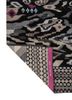 manchaha grey and black wool and bamboo silk hand knotted Rug - Backing Shot manchaha grey and black wool and bamboo silk hand knotted Rug - Backing Shot