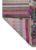 manchaha gold wool and bamboo silk hand knotted Rug - Backing Shot