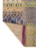 manchaha pink and purple wool and bamboo silk hand knotted Rug - Backing Shot manchaha pink and purple wool and bamboo silk hand knotted Rug - Backing Shot