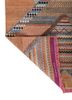 manchaha red and orange wool and bamboo silk hand knotted Rug - Backing Shot manchaha red and orange wool and bamboo silk hand knotted Rug - Backing Shot