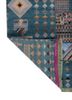 manchaha blue wool and bamboo silk hand knotted Rug - Backing Shot manchaha blue wool and bamboo silk hand knotted Rug - Backing Shot