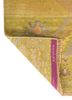 manchaha gold wool and bamboo silk hand knotted Rug - Backing Shot manchaha gold wool and bamboo silk hand knotted Rug - Backing Shot