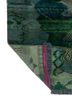 manchaha green wool and silk hand knotted Rug - Backing Shot manchaha green wool and silk hand knotted Rug - Backing Shot