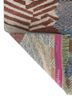 manchaha beige and brown wool and bamboo silk hand knotted Rug - Backing Shot