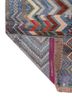 manchaha blue wool and bamboo silk hand knotted Rug - Backing Shot