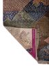 manchaha blue wool and bamboo silk hand knotted Rug - Backing Shot manchaha blue wool and bamboo silk hand knotted Rug - Backing Shot