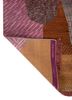 manchaha red and orange wool and bamboo silk hand knotted Rug - Backing Shot manchaha red and orange wool and bamboo silk hand knotted Rug - Backing Shot