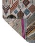 manchaha blue wool and bamboo silk hand knotted Rug - Backing Shot