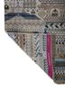 manchaha blue wool and bamboo silk hand knotted Rug - Backing Shot manchaha blue wool and bamboo silk hand knotted Rug - Backing Shot