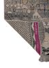 manchaha grey and black wool and bamboo silk hand knotted Rug - Backing Shot manchaha grey and black wool and bamboo silk hand knotted Rug - Backing Shot