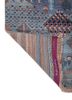 manchaha blue wool and bamboo silk hand knotted Rug - Backing Shot manchaha blue wool and bamboo silk hand knotted Rug - Backing Shot