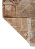 manchaha ivory wool and bamboo silk hand knotted Rug - Backing Shot manchaha ivory wool and bamboo silk hand knotted Rug - Backing Shot