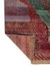 manchaha red and orange wool and bamboo silk hand knotted Rug - Backing Shot manchaha red and orange wool and bamboo silk hand knotted Rug - Backing Shot