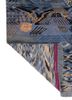 manchaha blue wool and bamboo silk hand knotted Rug - Backing Shot manchaha blue wool and bamboo silk hand knotted Rug - Backing Shot