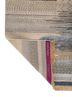 manchaha ivory wool and bamboo silk hand knotted Rug - Backing Shot
