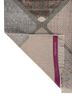 manchaha pink and purple wool and bamboo silk hand knotted Rug - Backing Shot manchaha pink and purple wool and bamboo silk hand knotted Rug - Backing Shot