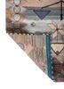 freedom manchaha grey and black wool and bamboo silk hand knotted Rug - Backing Shot freedom manchaha grey and black wool and bamboo silk hand knotted Rug - Backing Shot