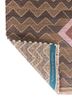 freedom manchaha pink and purple wool and bamboo silk hand knotted Rug - Backing Shot freedom manchaha pink and purple wool and bamboo silk hand knotted Rug - Backing Shot