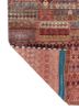 freedom manchaha red and orange wool and bamboo silk hand knotted Rug - Backing Shot freedom manchaha red and orange wool and bamboo silk hand knotted Rug - Backing Shot