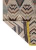 manchaha grey and black wool and bamboo silk hand knotted Rug - Backing Shot manchaha grey and black wool and bamboo silk hand knotted Rug - Backing Shot
