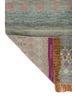 manchaha blue wool hand knotted Rug - Backing Shot manchaha blue wool hand knotted Rug - Backing Shot