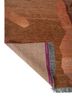 manchaha red and orange wool hand knotted Rug - Backing Shot manchaha red and orange wool hand knotted Rug - Backing Shot