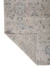 erbe grey and black wool hand knotted Rug - Backing Shot erbe grey and black wool hand knotted Rug - Backing Shot