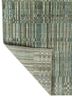 aprezo blue afghan wool hand knotted Rug - Backing Shot aprezo blue afghan wool hand knotted Rug - Backing Shot
