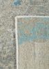 uvenuti ivory wool and bamboo silk hand knotted Rug - Backing Shot