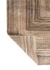 uvenuti beige and brown wool and bamboo silk hand knotted Rug - Backing Shot uvenuti beige and brown wool and bamboo silk hand knotted Rug - Backing Shot