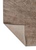 uvenuti grey and black wool and bamboo silk hand knotted Rug - Backing Shot