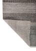 blythe grey and black afghan wool hand knotted Rug - Backing Shot
