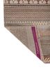 manchaha ivory wool and silk hand knotted Rug - Backing Shot