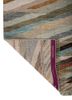 manchaha beige and brown wool hand knotted Rug - Backing Shot