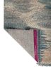 kavi x manchaha blue wool hand knotted Rug - Backing Shot kavi x manchaha blue wool hand knotted Rug - Backing Shot